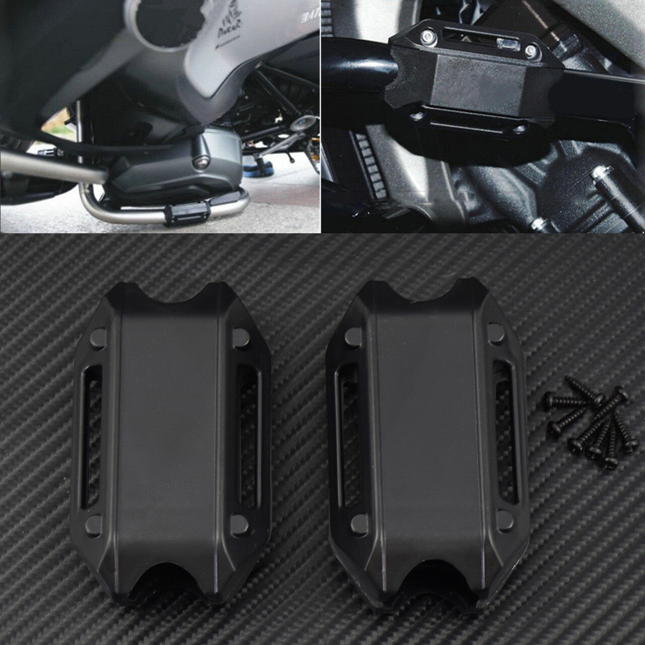 25mm Engine Protection Guard Bumper Decor Block Fit for BMW R1200GS 2013-2017 Q