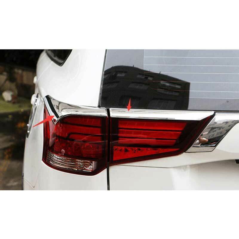 for Mitsubishi Outlander 2016-2021 Chrome Style Rear Tail Light Lamp Cover Trims