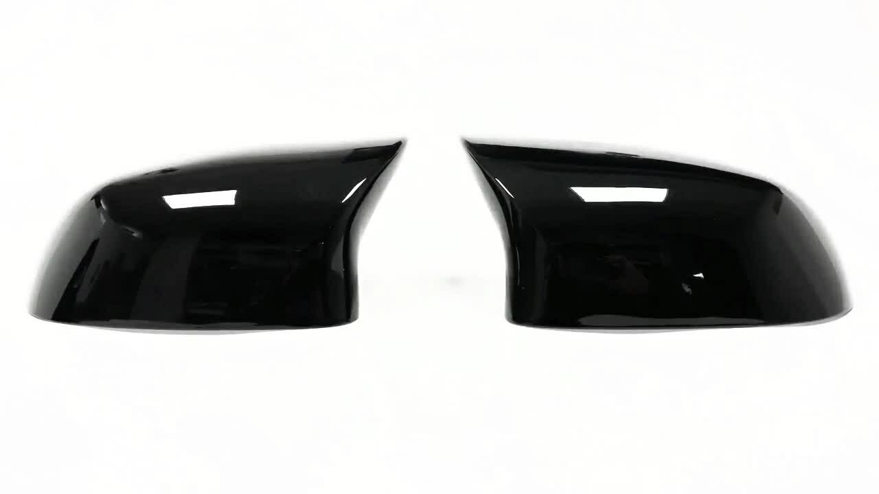M Style Side Mirror Cover Caps fits 2014-2018 for X5 F15 X6 F16 Glossy Black v