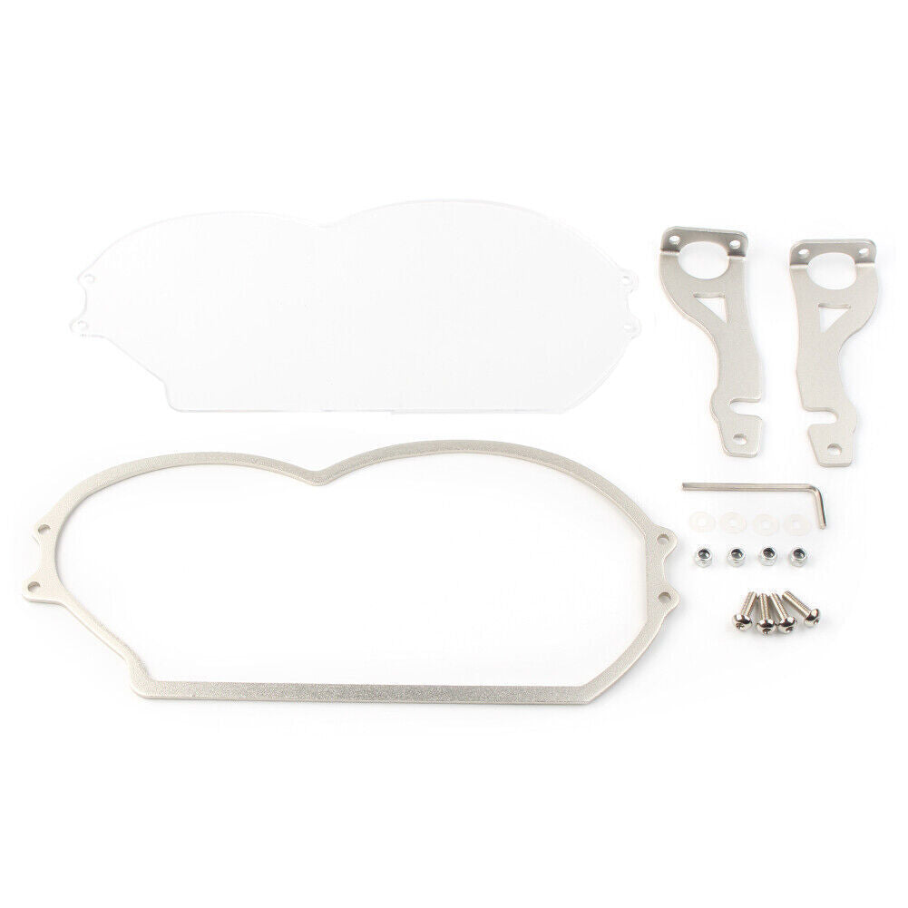 Front Headlight Transparent Cover Headlamp Guard for BMW R1200 GS ABS 2005-2012