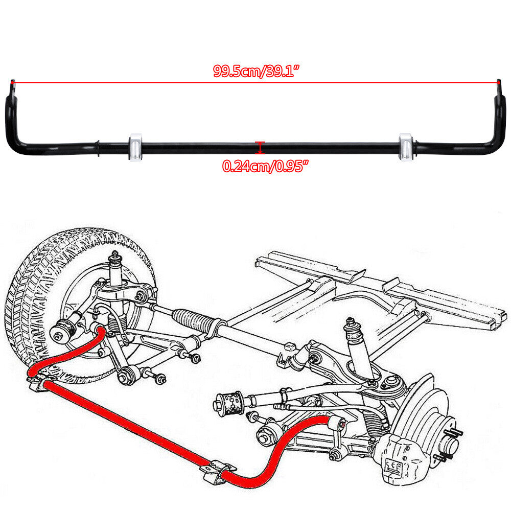Rear Sway Bar End Link 24mm Kit For 1994-01 for Acura Integra DC2 92-00 for Honda for Civic