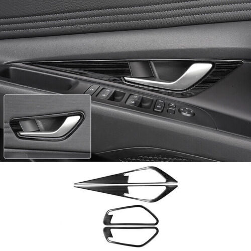 for Sienna 2021 2022 ABS Chrome Front Rear Bumper Moulding Cover Trim 6x v