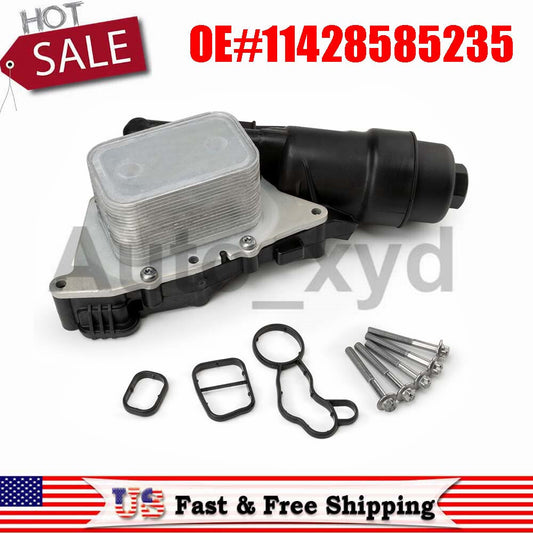 11428585235 Engine oil cooler filter housing for BMW X1, X2, for Mini Cooper Clubman Q