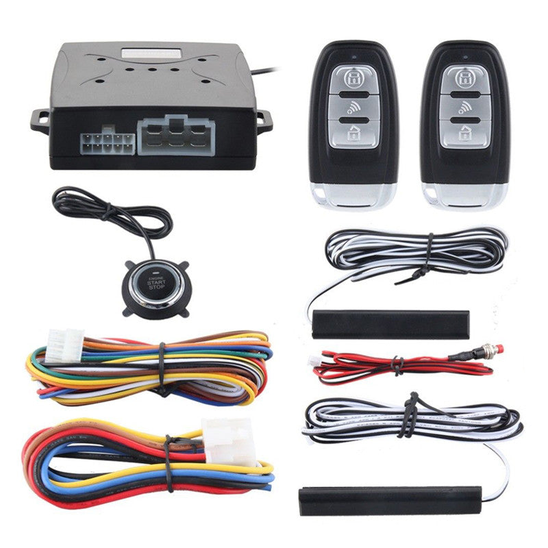 Car alarm system, keyless entry, remote engine start/stop - n