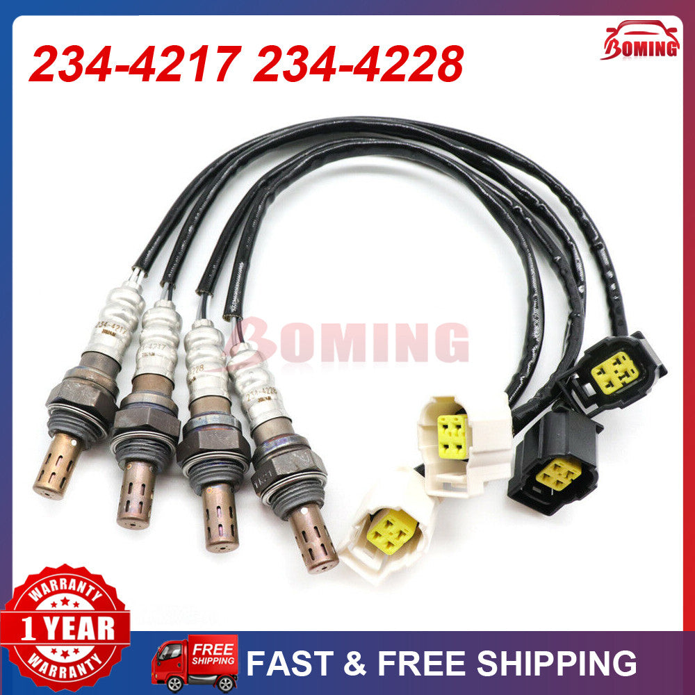 2-pack of Oxygen (O2) sensors suitable for 2019, 2020, 2021, 2022, and 2023 for Toyota RAV4 2.5L (Upper + Lower)