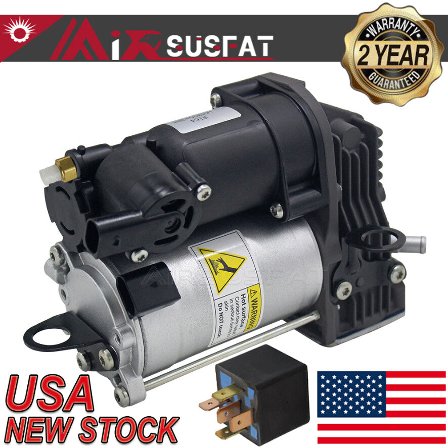 AIR SUSPENSION COMPRESSOR PUMP + RELAY for MERCEDES (GL450) GL550 GL350 06-12 US