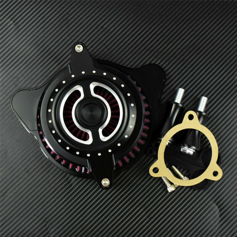 Dots Air Cleaner Intake Air Filter Fit for Harley Touring 08-16 Softail 16-17 Q