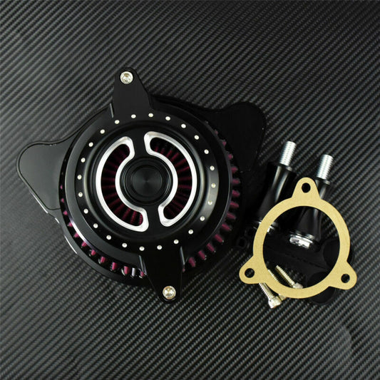 Dots Air Cleaner Intake Air Filter Fit for Harley Touring 08-16 Softail 16-17 Q