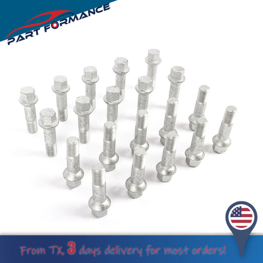 20 Sets Wheel Lug Bolts and Nuts for 2014 W204 W164 ML350 S500 GLK350 - v
