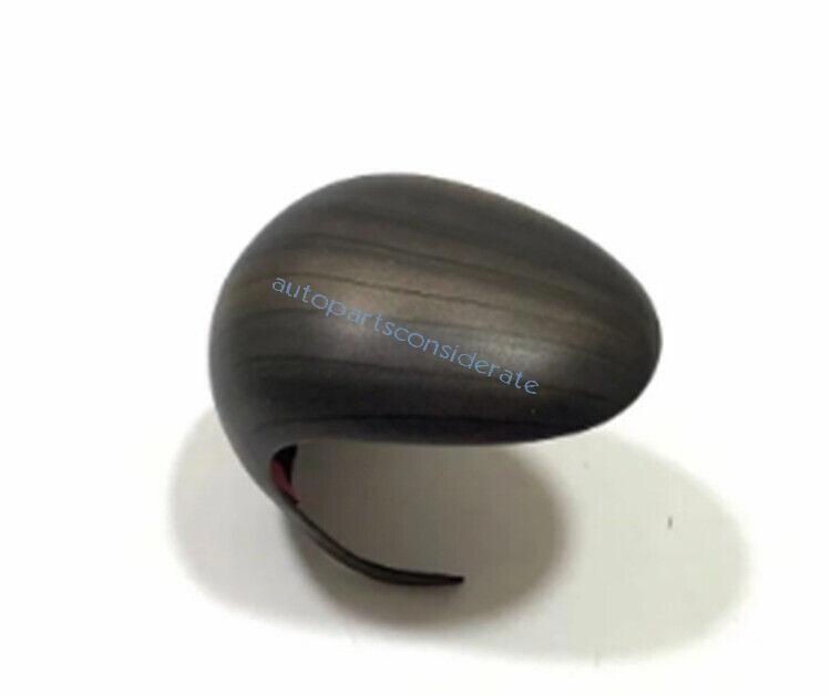 1X Brown Wood Grain Console Gear Shift Knob Cover Trim for Toyota CHR C-HR 18-22