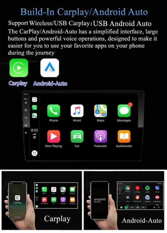 Suitable for Prius stereo radio with GPS, Android 10.1 + car playback, Android Auto 2003-2009. n