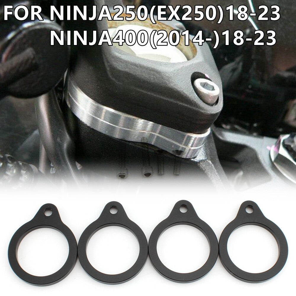 for Kawasaki NINJA250 400 2018-23 Handlebar Riser Spacer Clamp Lifting 6MM 12MM