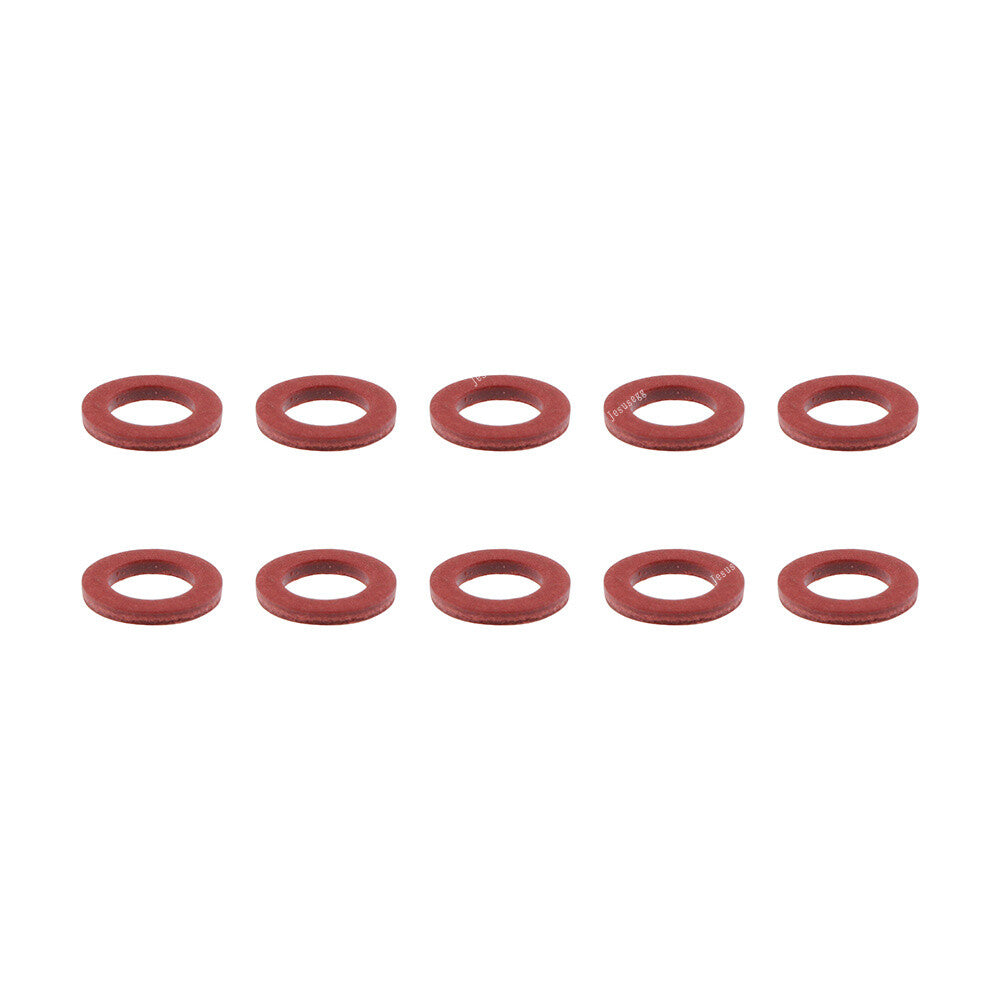 10PCS Lower Unit Oil Drain Screw Gasket for Yamaha 90430-08020-00 Red 9043008003 Q