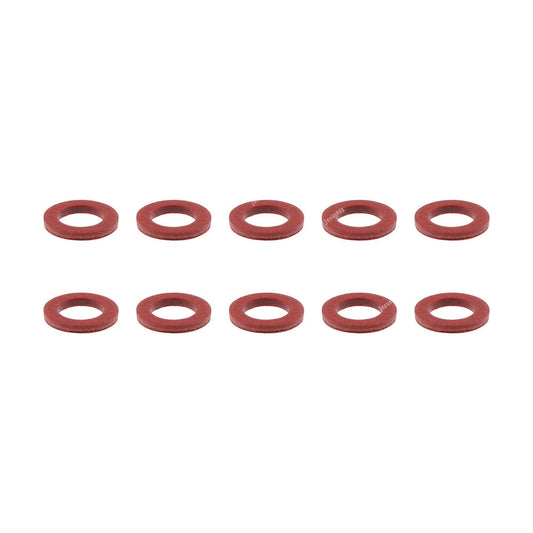 10PCS Lower Unit Oil Drain Screw Gasket for Yamaha 90430-08020-00 Red 9043008003 Q