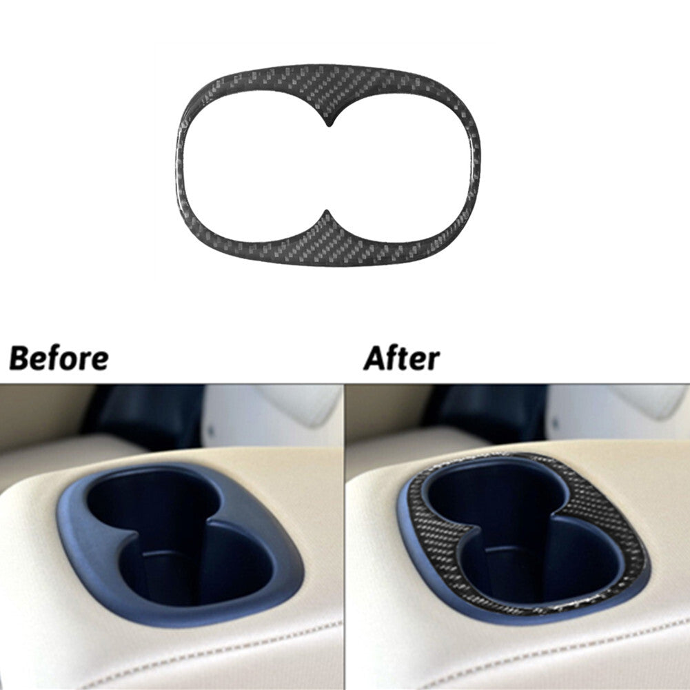 Carbon Fiber Gear Shift Side Strip Decor Cover Trim for Corolla 2007-2013 v