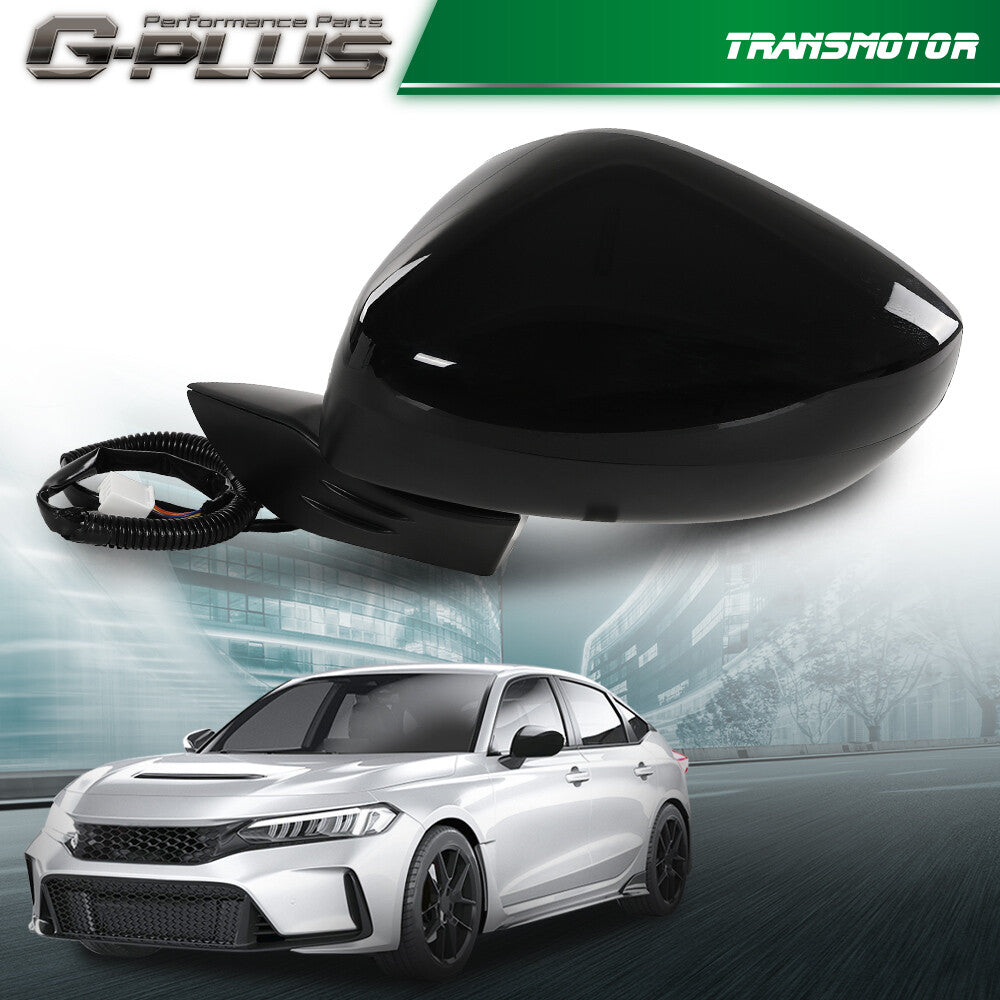 Suitable for 22-23 for Honda for Civic 3-pin manual folding power mirror, left-hand drive side.