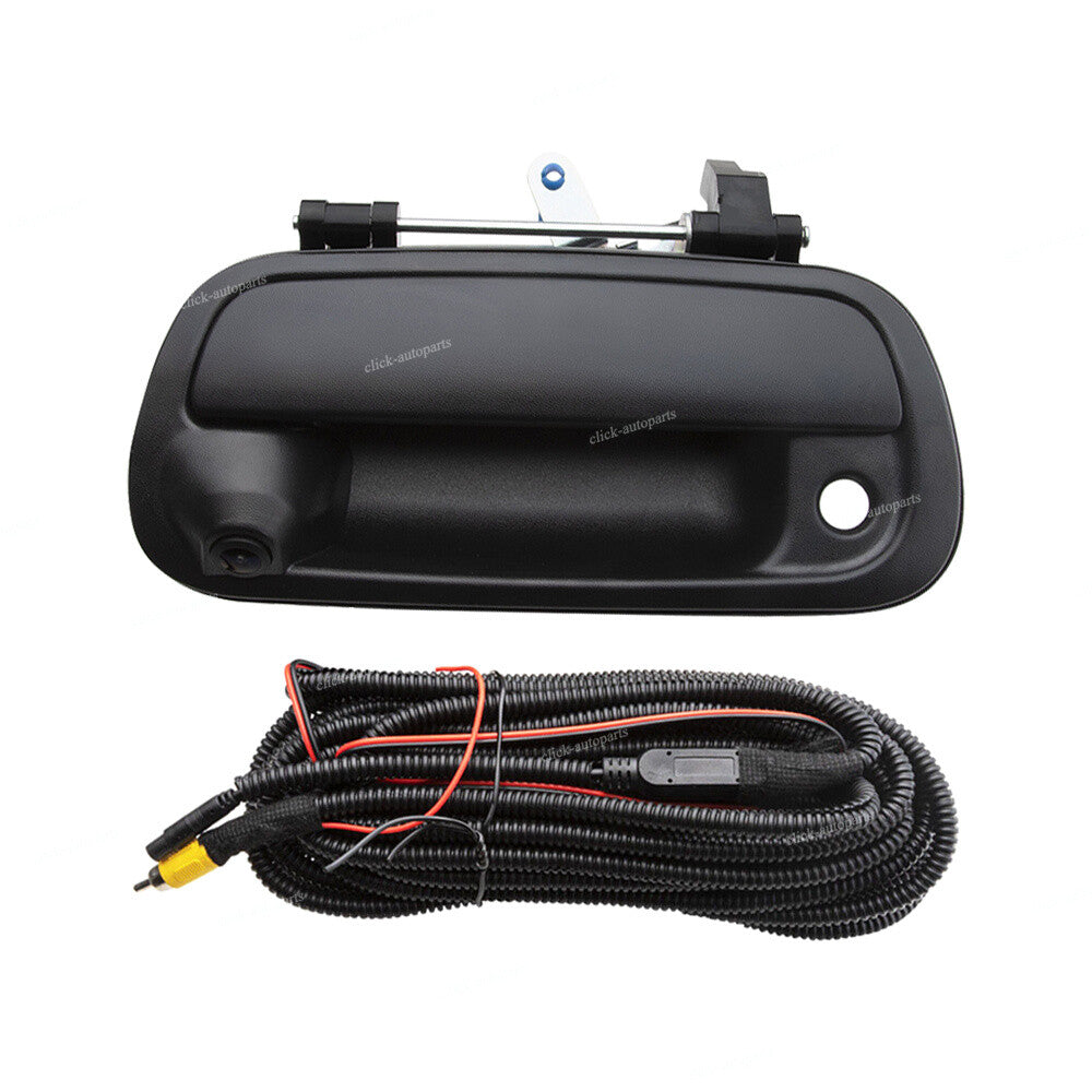 for Toyota Tundra 2000-2006 Black Rear Tailgate Handle with Backup Camera