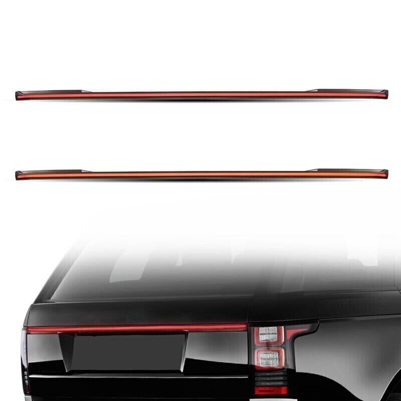 for Range Rover Vogue L405 13-22 LED Black Rear Door Tailgate Trunk Light Cover