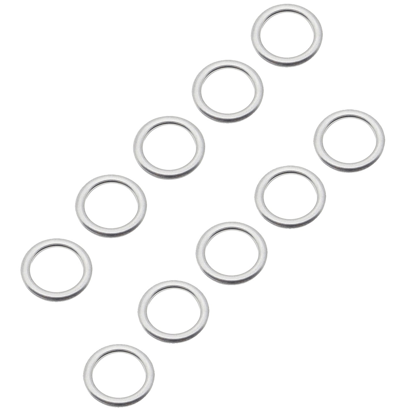 10Pcs N0138157 Crush Washers Oil Drain Plug Gaskets for VW for VW for Audi A3 for A4 Q