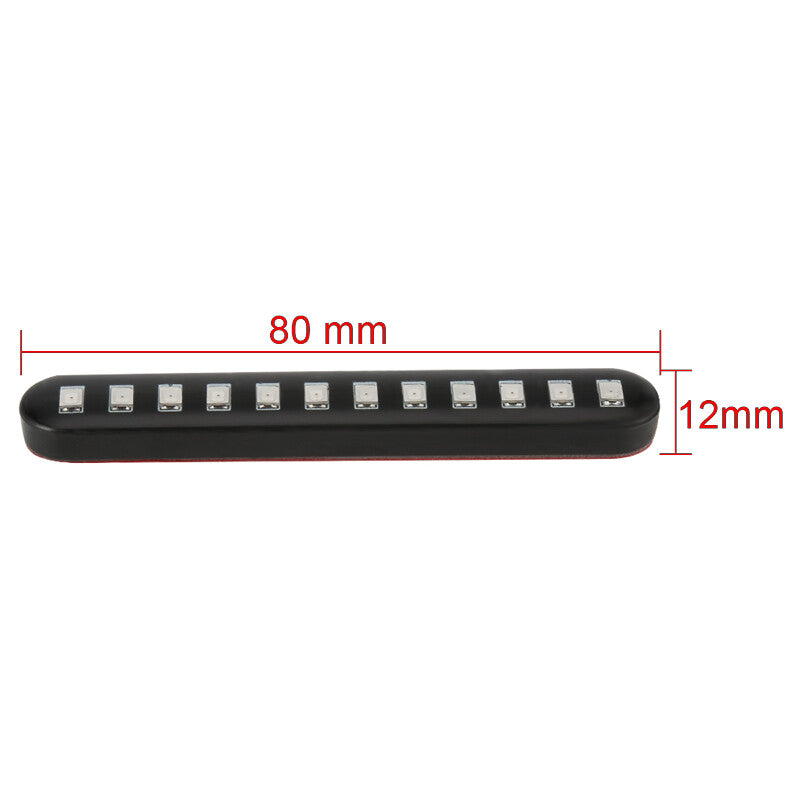2x Sequential Flow 12V Motorcycle LED for Mini Strip Turn Signal Car Light Indicator - n