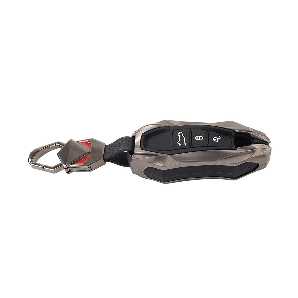 Black for Smart Key Fob Cover Case Shell for Porsche for Cayenne for Panamera for 911 Macan Q