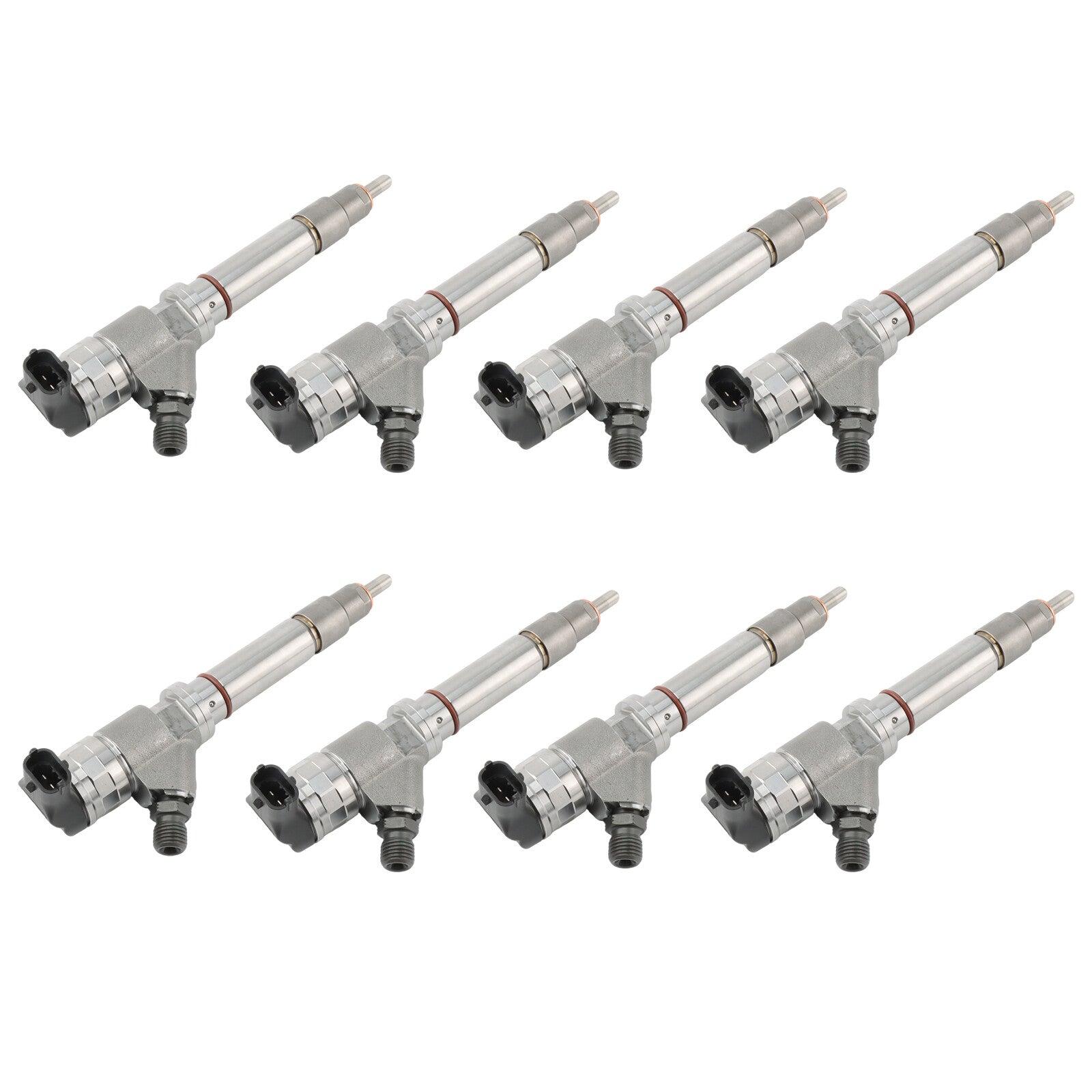 8-pack of fuel injectors for 2004-2005 for Chevrolet 6.6L Duramax LLY 0445120027