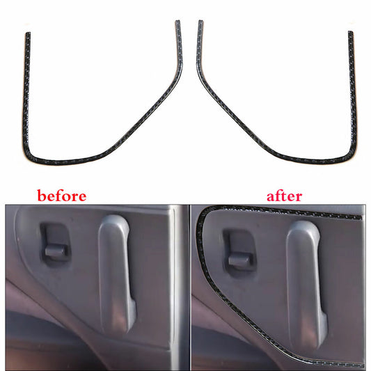 2X Reading Light Frame Panel Trim Carbon Fiber for Mustang Mach-E 2021-2022 v