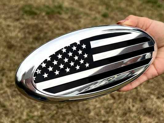 9  for ford  F150 F250 US Flag Oval Emblem Badge FRONT GRILL Tailgate Accessories