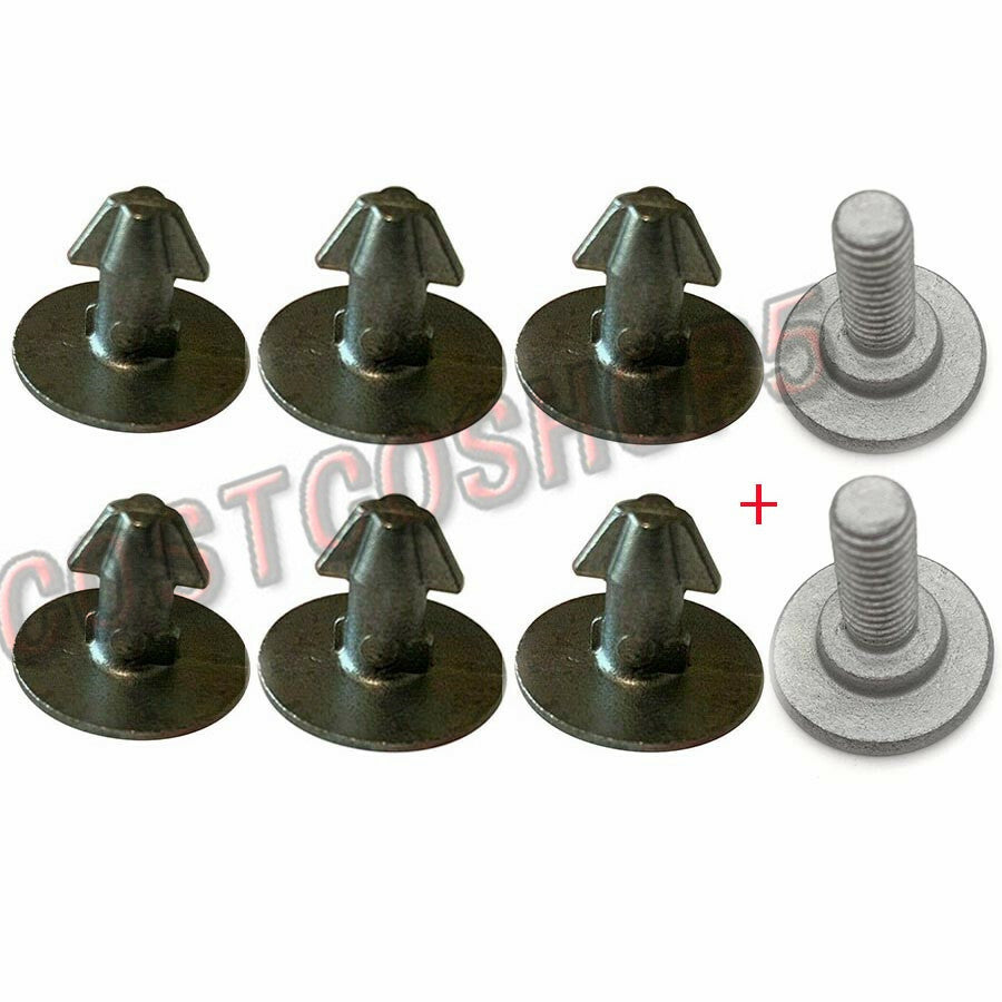 8PCS Radiator Engine Access Cover Pin ScrewLower Cover Bolt for Honda CRV for Civic