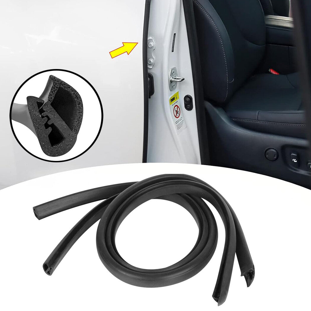 2PCS for Honda Car SUV B Pillar Door Seal Strip Weatherstrip Edge Mould Trim