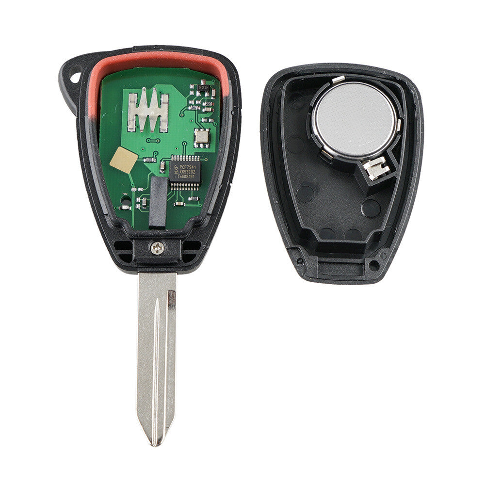 2 Compass Patriot for Jeep Remote Keychain for 2007, 2008, 2009, 2010, and 2011 Jeeps Q