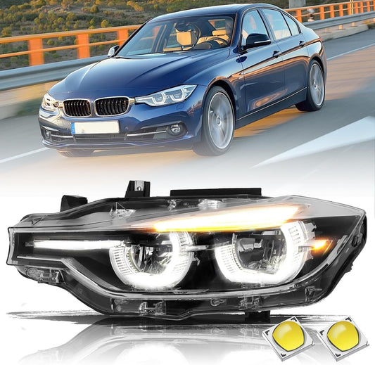 2015-2019 Left LED Headlight Non-AFS Headlamp For 3 F30 F31 320i 328i n
