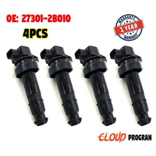 4pcs Ignition Coil 27301-2B010 UF-636 For 2010 2011 for Kia Soul 1.6L L4 for Hyundai v