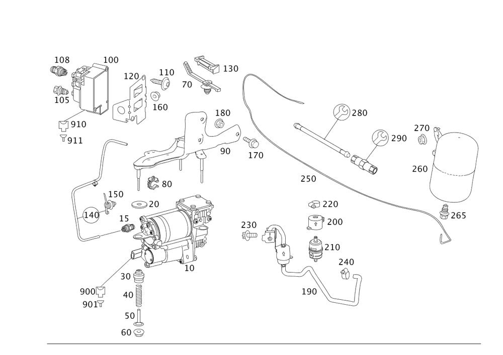A2213273045 New compressor valve unit series suitable for MERCEDES-BENZ W221