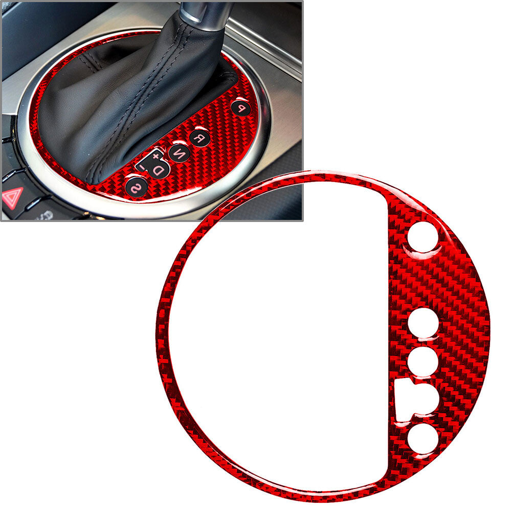Central Console Gear Shift Control Panel Cover Trim Red for Audi TT TTS TTRS RHD