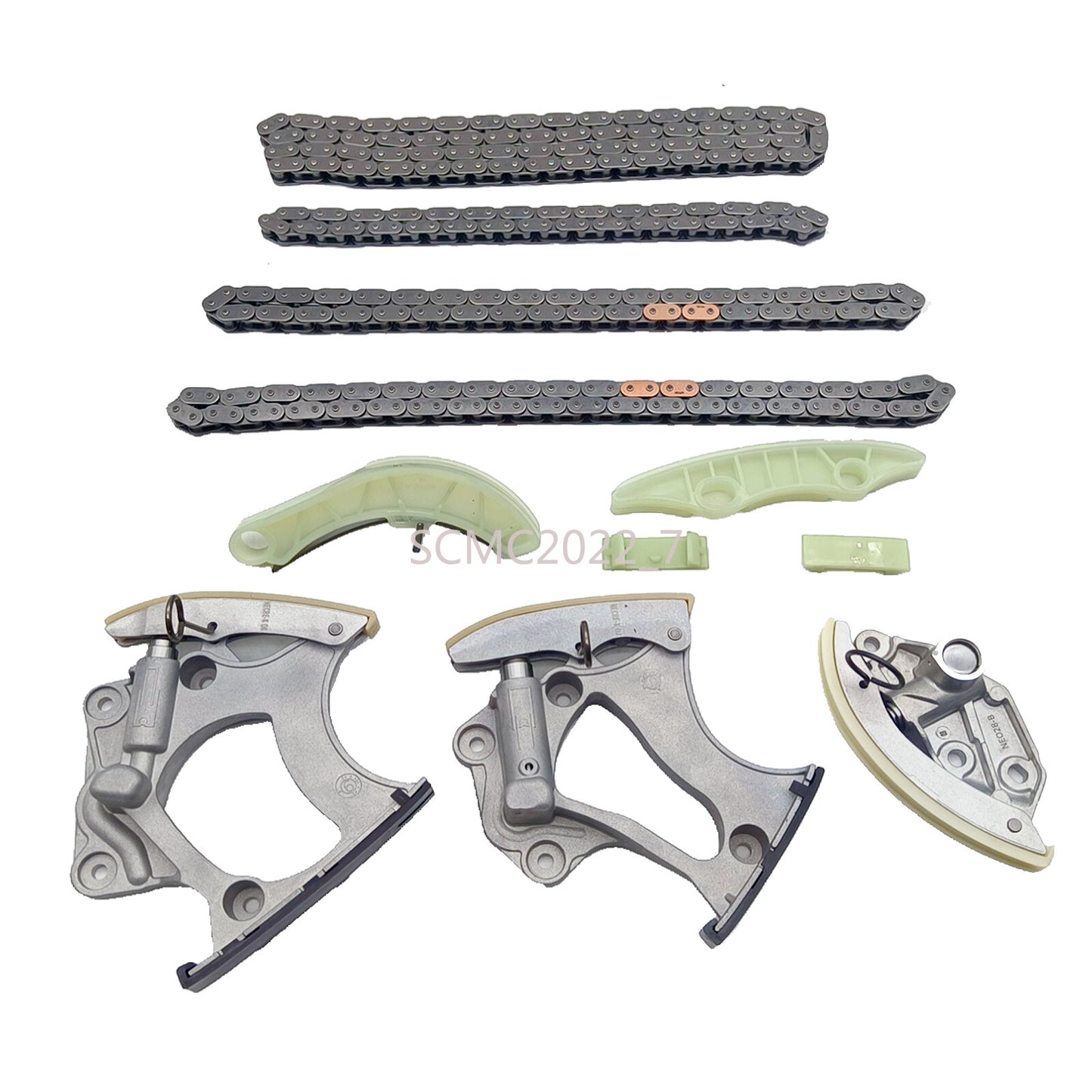 11X Engine Timing Chain Tensioner Guides Kit for AUDI S5 A6 for A8 Q7 3.0L CREC CRED