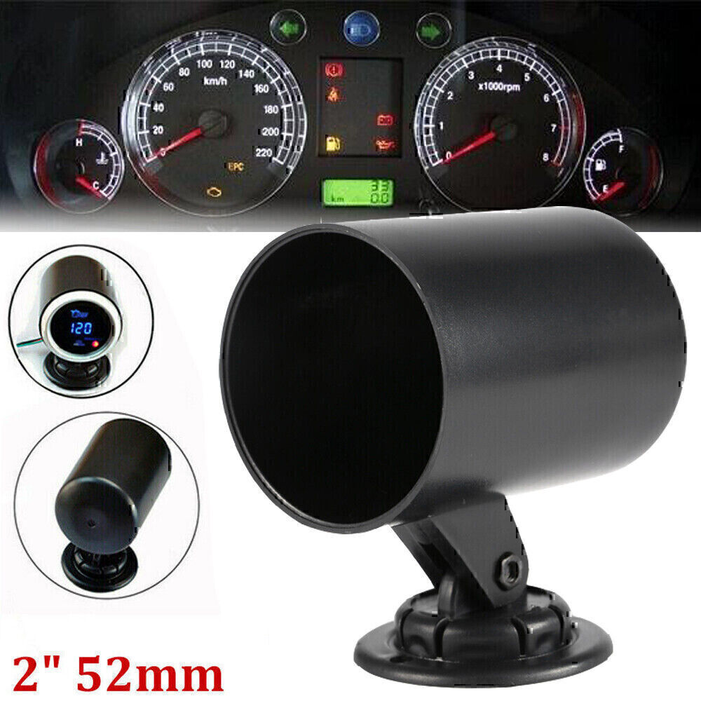 2 52mm Single Swivel Gauge Pod Mount Holder Car Auto Dash Meter Cup!