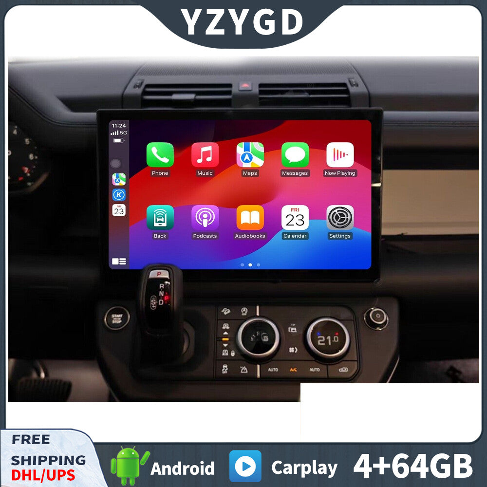 13 Android Car Radio for Land Rover for Defender 2018-2024 Stereo CarPlay Receiver
