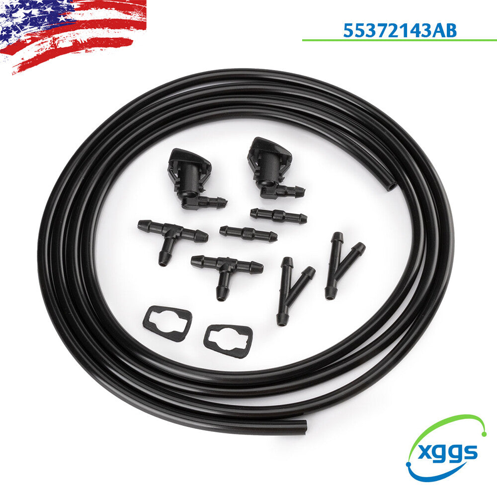 2XFor 05-13 for Chevy Malibu Windshield Wiper Fluid Squirter Nozzle Spray 55157319AA Q