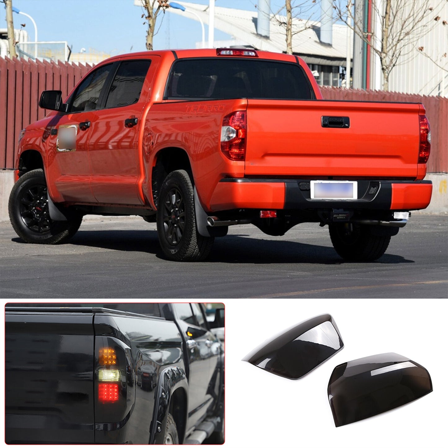 Carbon Fiber Leather for Co -Pilot Anti-Kick Decoration for F150 2017-2021- v