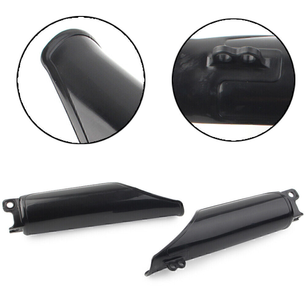 Fork Guards Dust Protector Cover Fit for Honda CR125R 250R CRF250R CRF450R Black Q