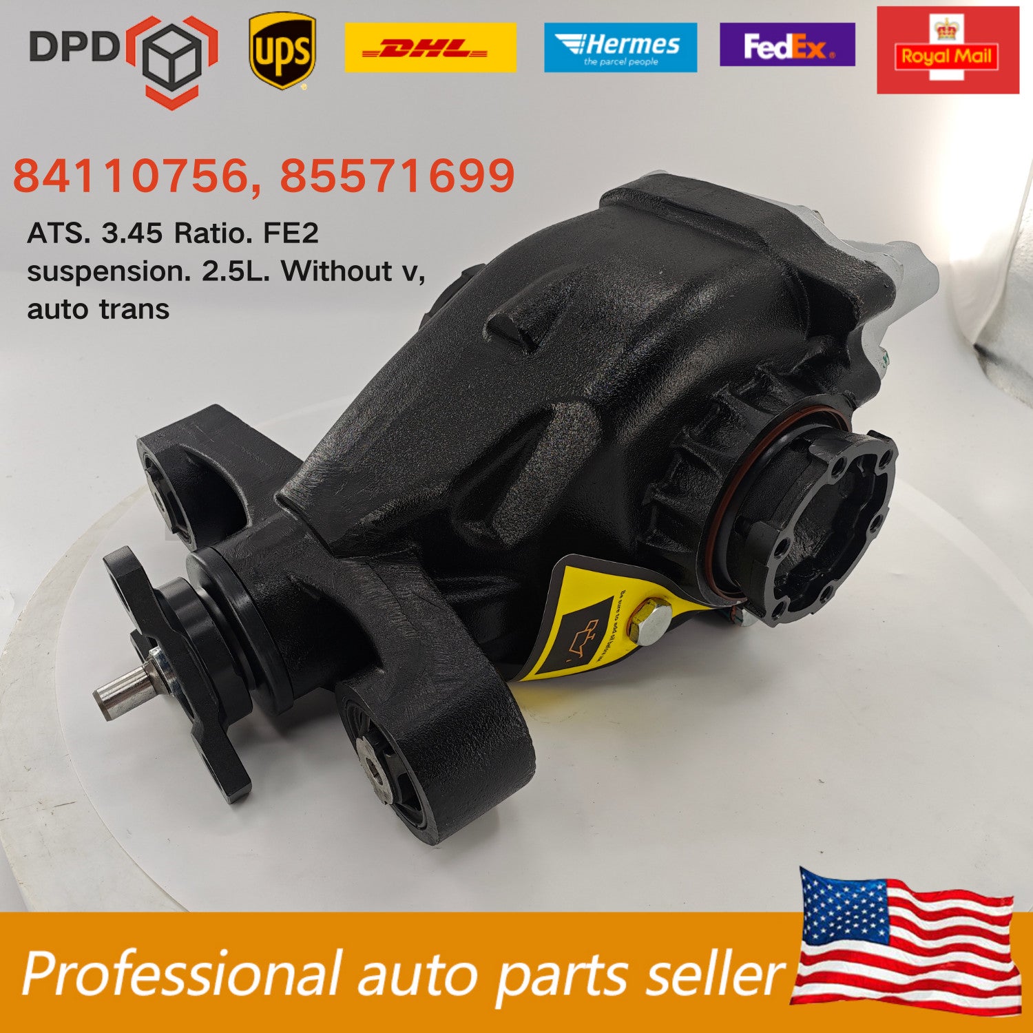 85571699 3.45 Rear Differential Bracket Assembly for 2013-2016 for Cadillac ATS 2.5L Q