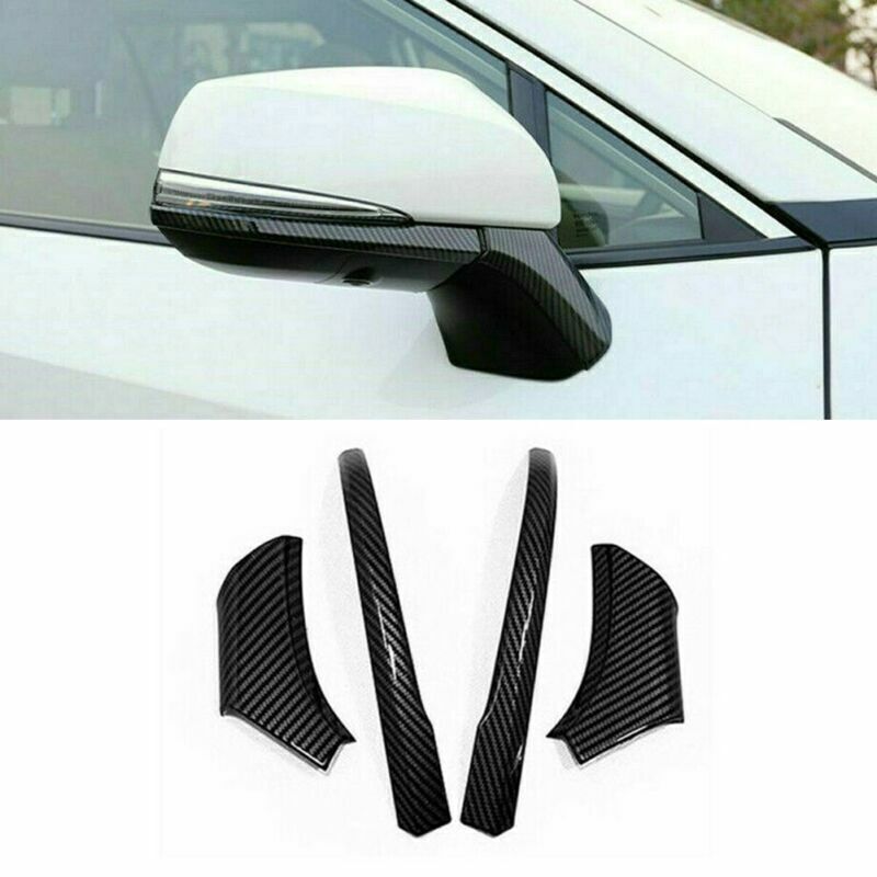 for Toyota Highlander 20-22 ABS Carbon Fiber Rearview Mirror Molding Cover Trim