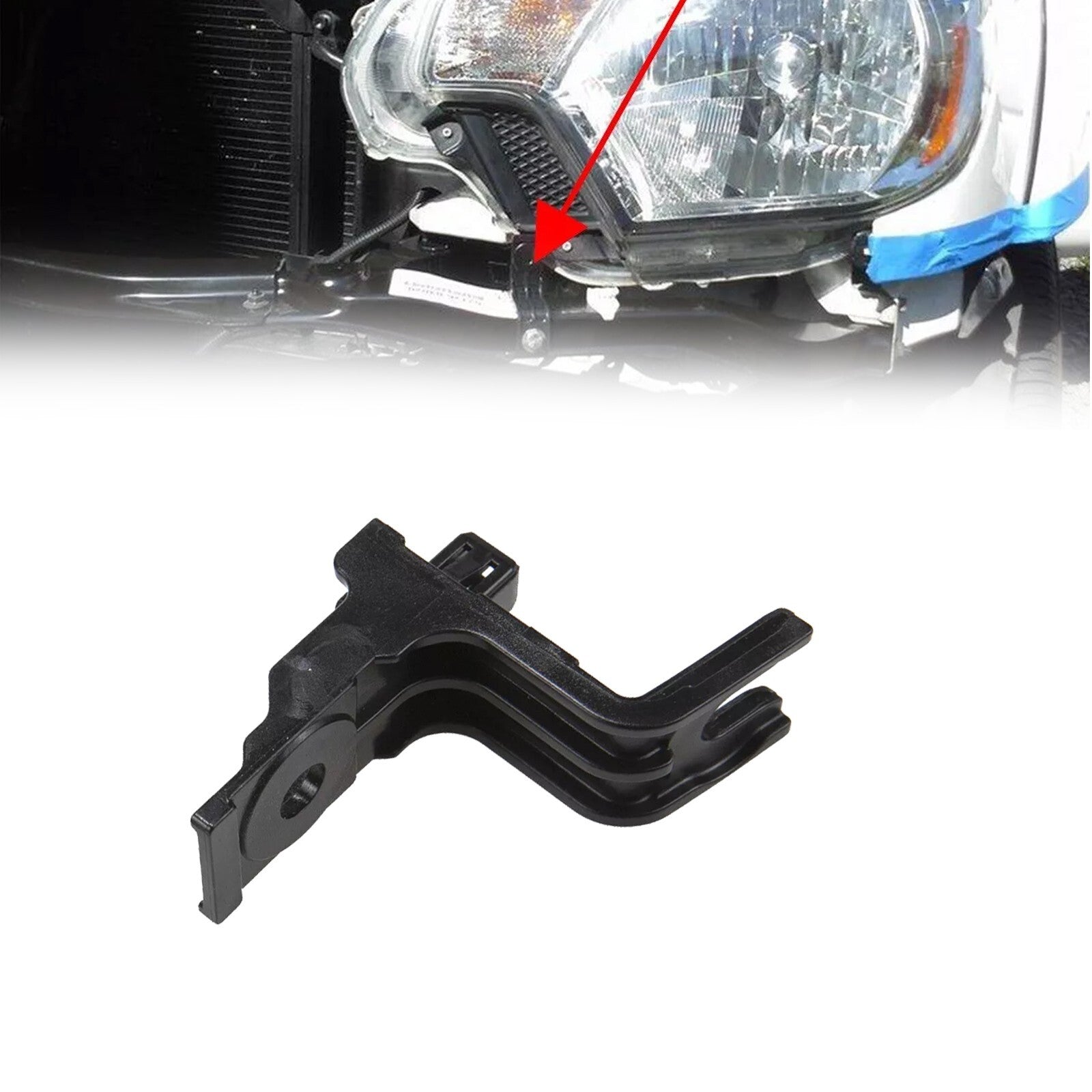Front Bumper Filler Retainer Clip Bracket 52531-04010 For TACOMA 12-15