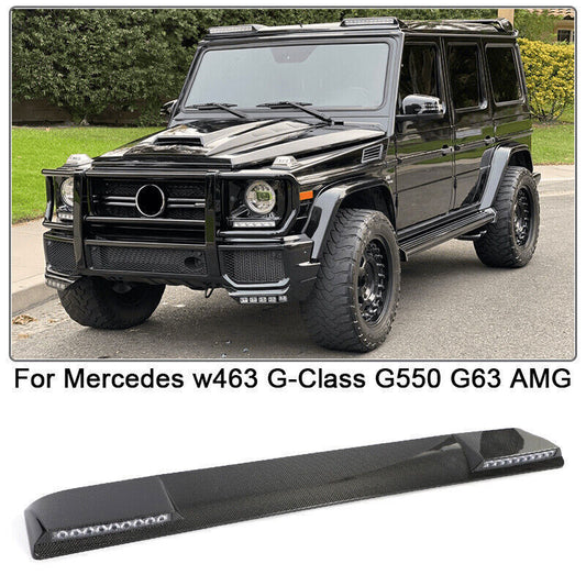 for Mercedes w463 G-Class G550 G63 2004-2018 Carbon Fiber Front Roof Spoiler Q