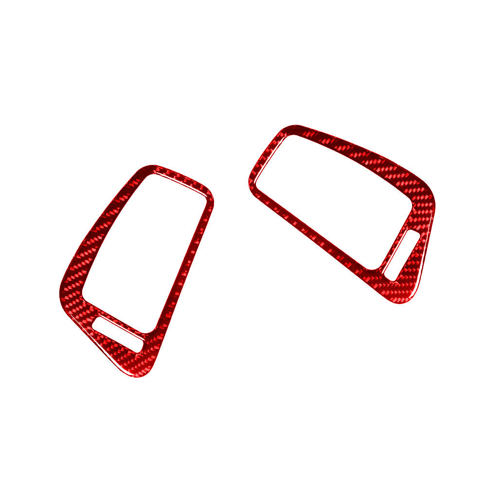 2Pcs Red Carbon Fiber Side Air Vent Outlet Cover Trim for Lexus RX300 1998-2003