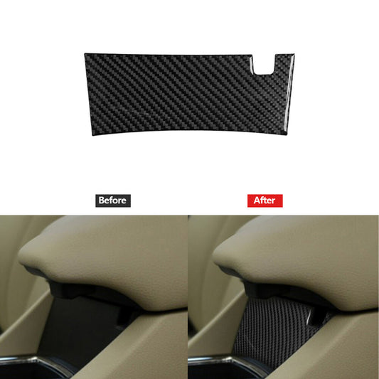 2Pcs Red Carbon Fiber Passenger Dashboard Cover Trim for Chrysler 200 2015-2017 v