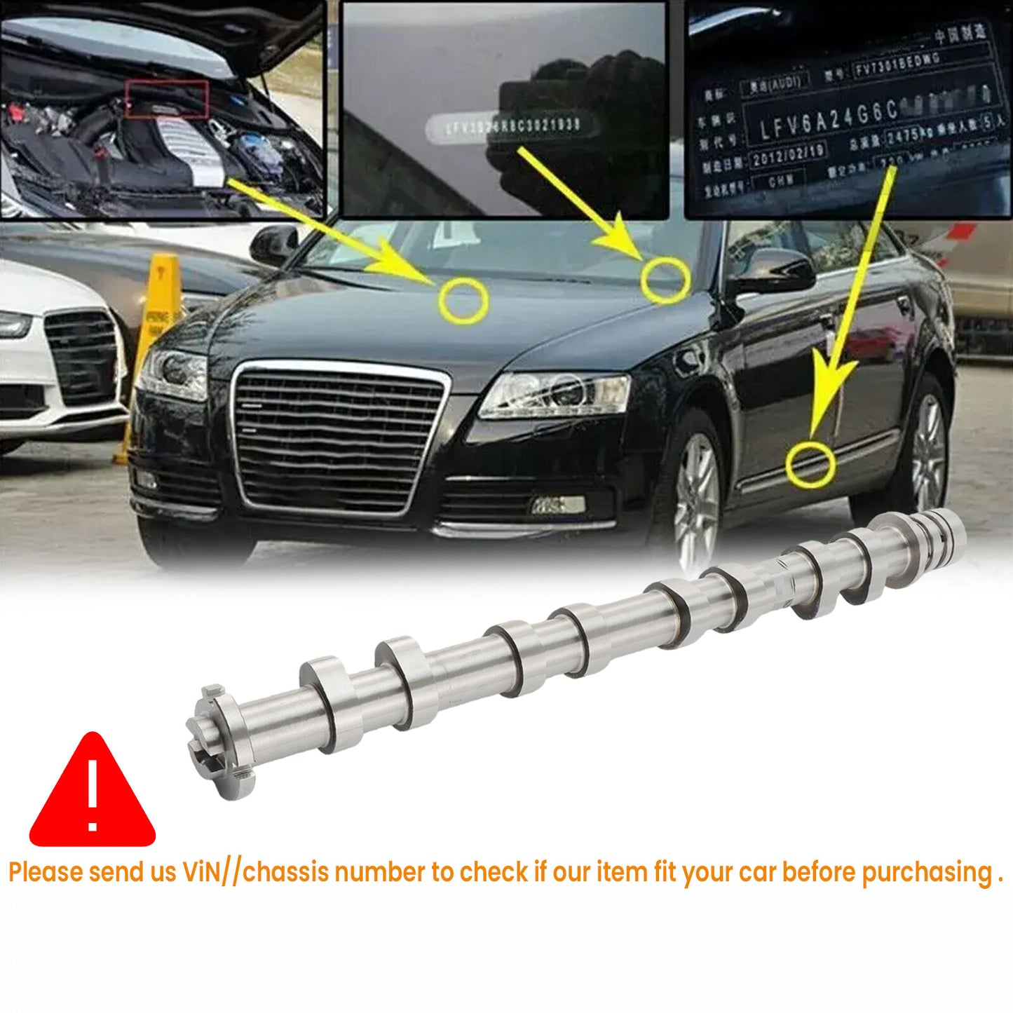 Exhaust Camshaft 2.0T For 2013-23 for Chevy Malibu Camaro Equinox Traverse 12626901