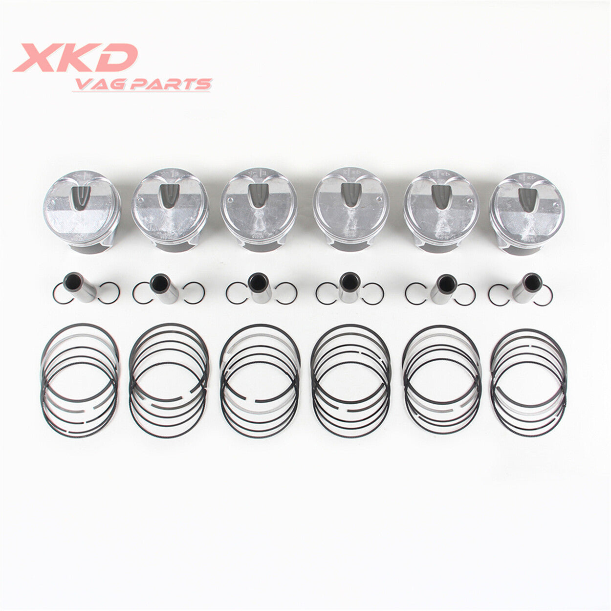 3.0L STD Pistons Rings Kit Fit for Cadillac CTS SRX for Chevrolet Equinox for GMC