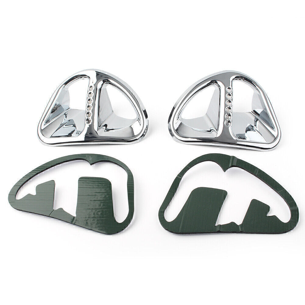 Fairing Air Intake Accents Grilles Chrome for Honda Goldwing GL1800 2001-2011 02 Q